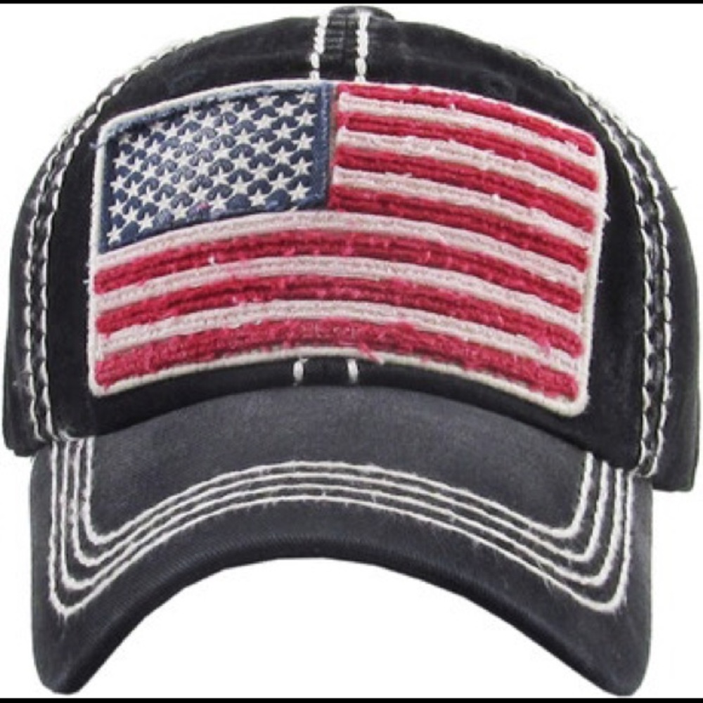 USA FLAG VINTAGE BALLCAP